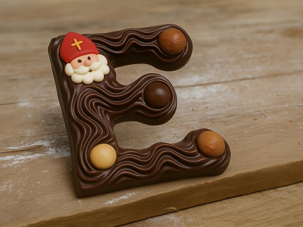 Chocolade letter klein puur